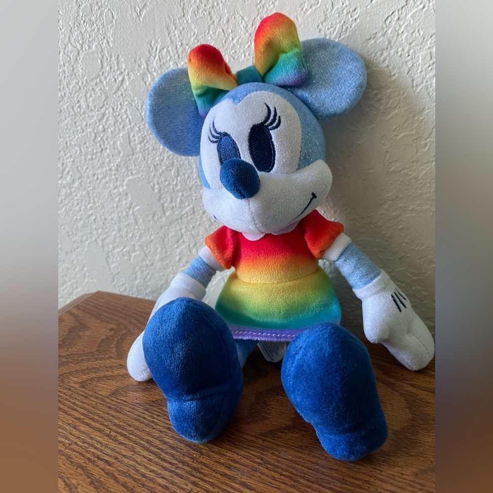 Disney Rainbow Collection Minnie Mouse Plush Doll